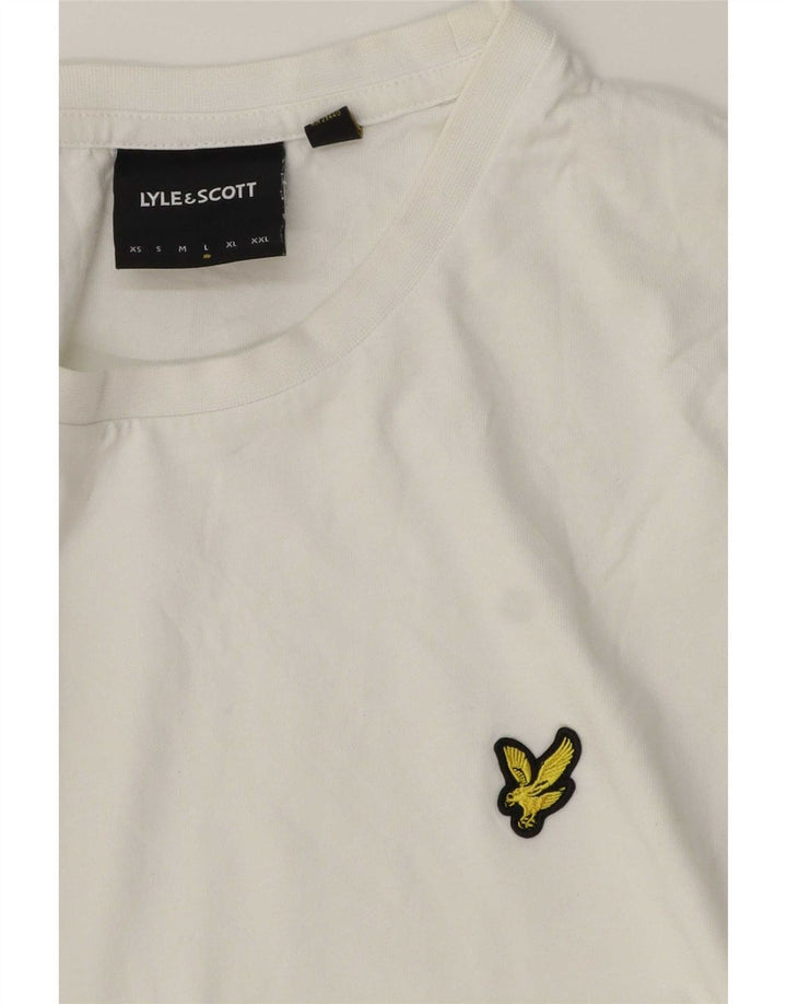 Lyle & Scott Herren T-Shirt Top Large Weiß