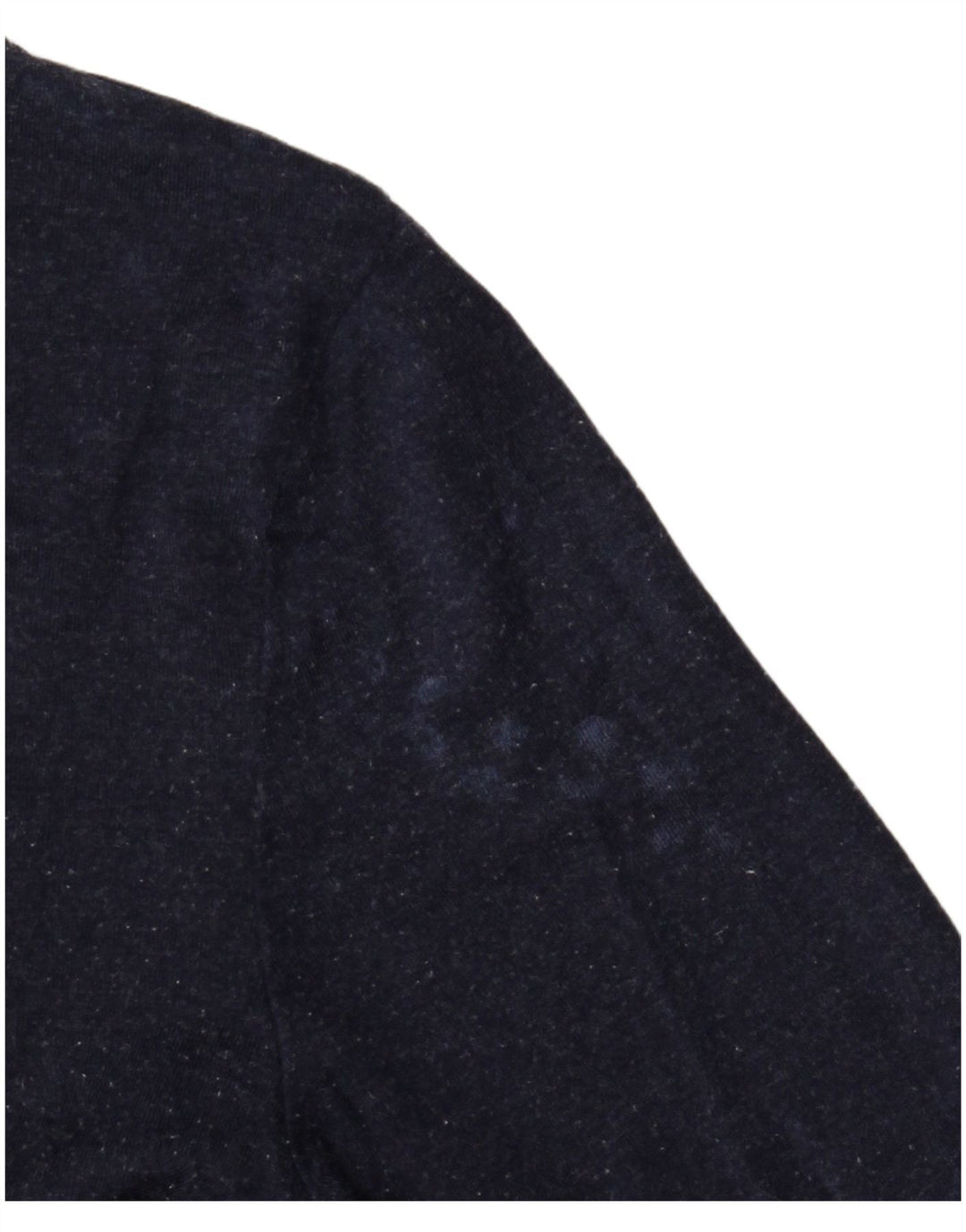Oasis Damen Top Langarm UK 6 XS Marineblau Viskose