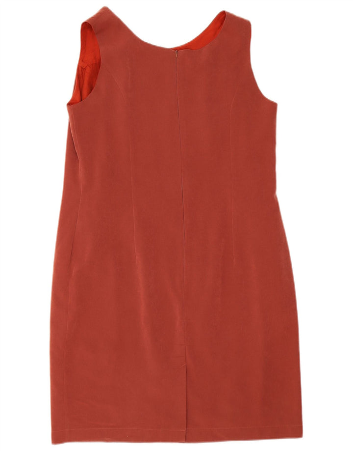 Vintage-Damen-Set mit 1 Knopf, 2-teilig, UK 16, Größe L, Burgunderrot, Polyester