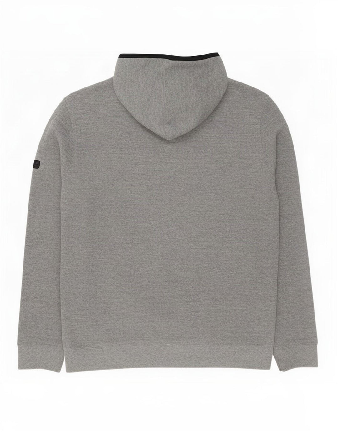 Barbour Herren-Kapuzenpullover mit Reißverschluss, groß, graues Polyester