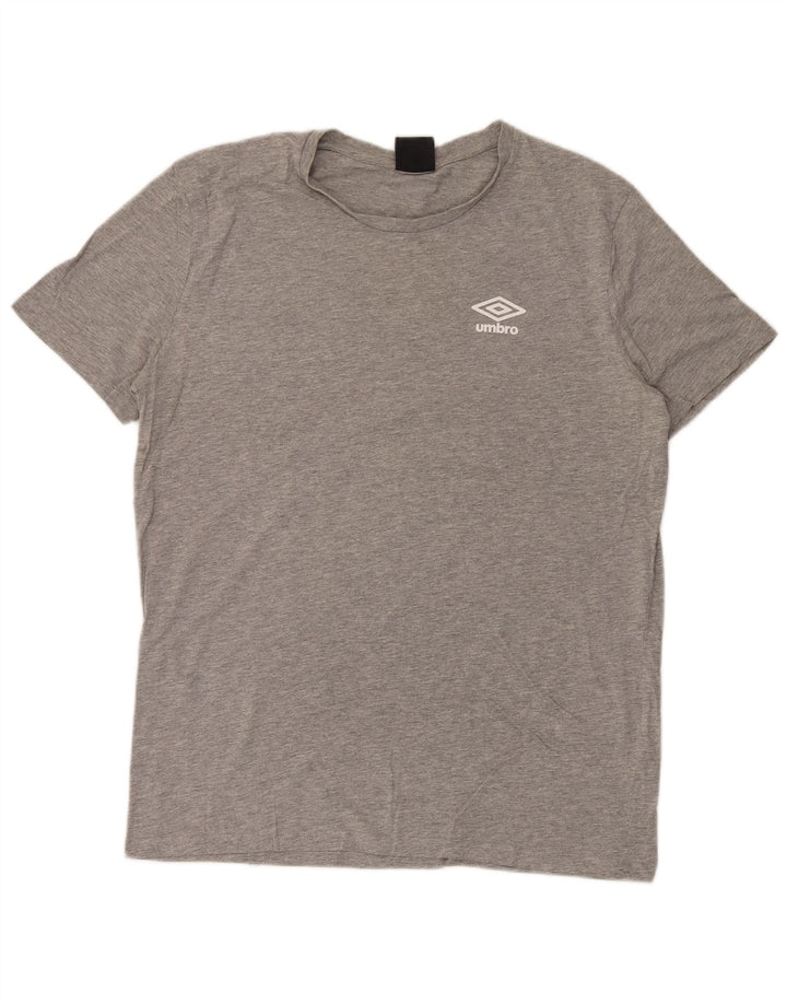 UMBRO Herren T-Shirt Top 2XL Grau Baumwolle