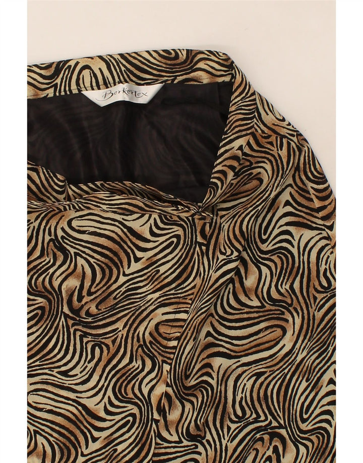 VINTAGE Womens Pencil Skirt W30  Medium Brown Animal Print Vintage Vintage and Second-Hand Vintage from Messina Hembry 