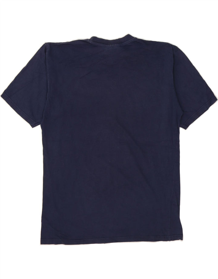 PUMA Mens Graphic T-Shirt Top Small Navy Blue Cotton Vintage Puma and Second-Hand Puma from Messina Hembry 