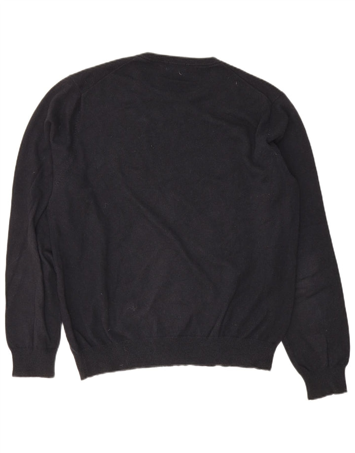 Sun68 Herren-Pullover mit Rundhalsausschnitt, groß, aus schwarzer Baumwolle
