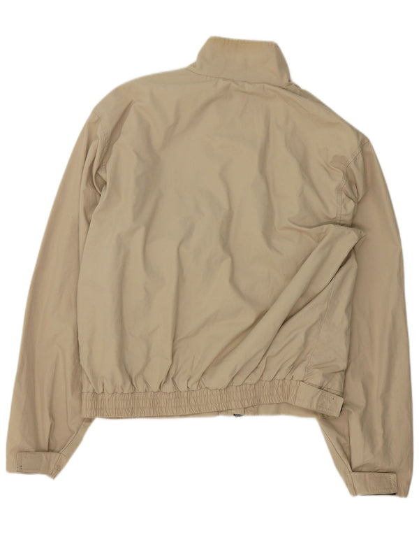 Alberto Aspesi Herren Bomberjacke UK 38 Mittelbeige Baumwolle