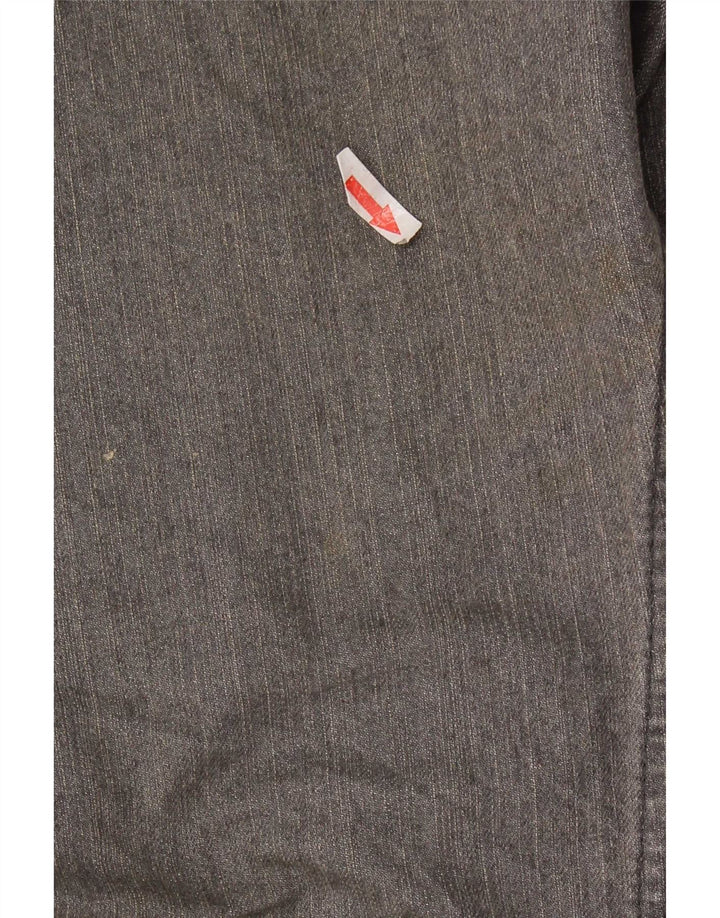 Marks & Spencer Damen Regular Straight Jeans W36 L33 Graue Baumwolle