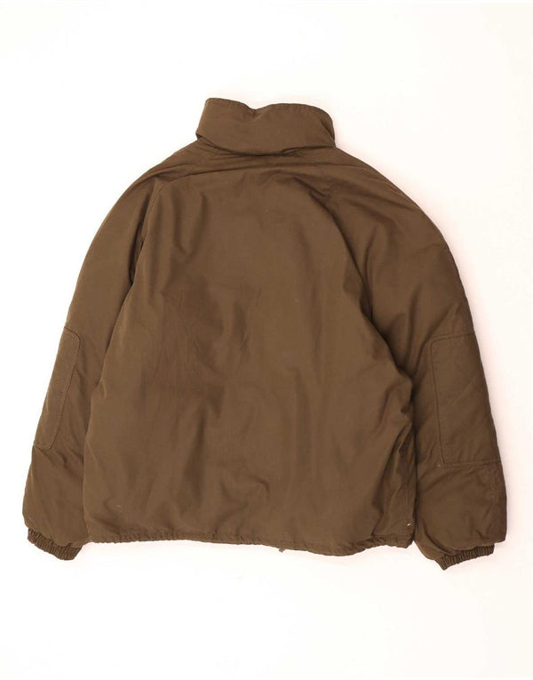 Vintage Herren Wattierte Jacke UK 42 XL Braun