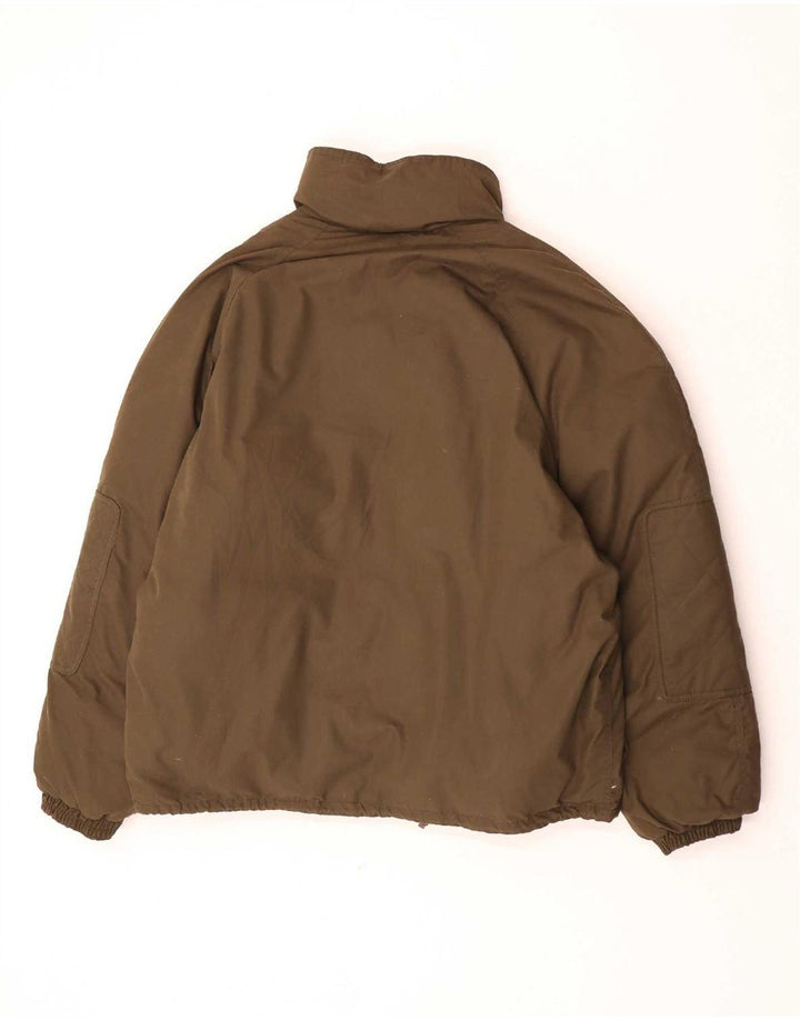 Vintage Herren Wattierte Jacke UK 42 XL Braun