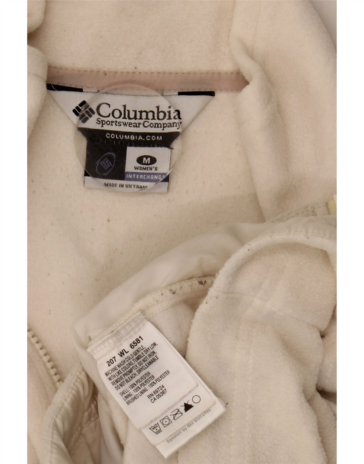 Columbia Damen Liner Fleecejacke UK 14 Mittelweißes Polyester