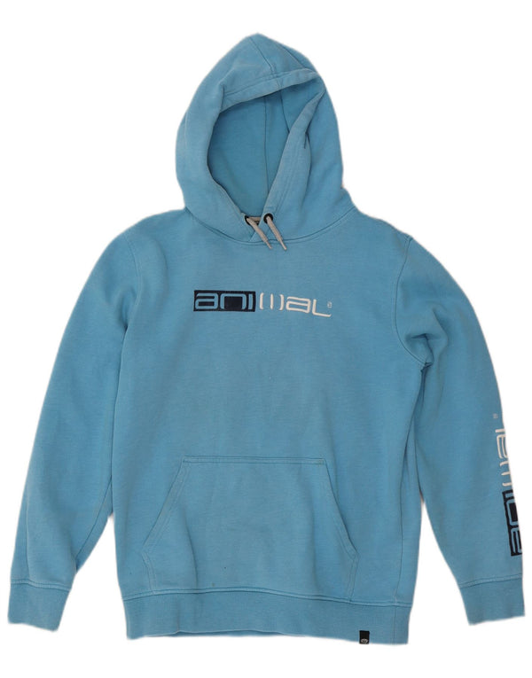 Animal Graphic Hoodie-Pullover für Jungen, 13–14 Jahre, blaue Baumwolle