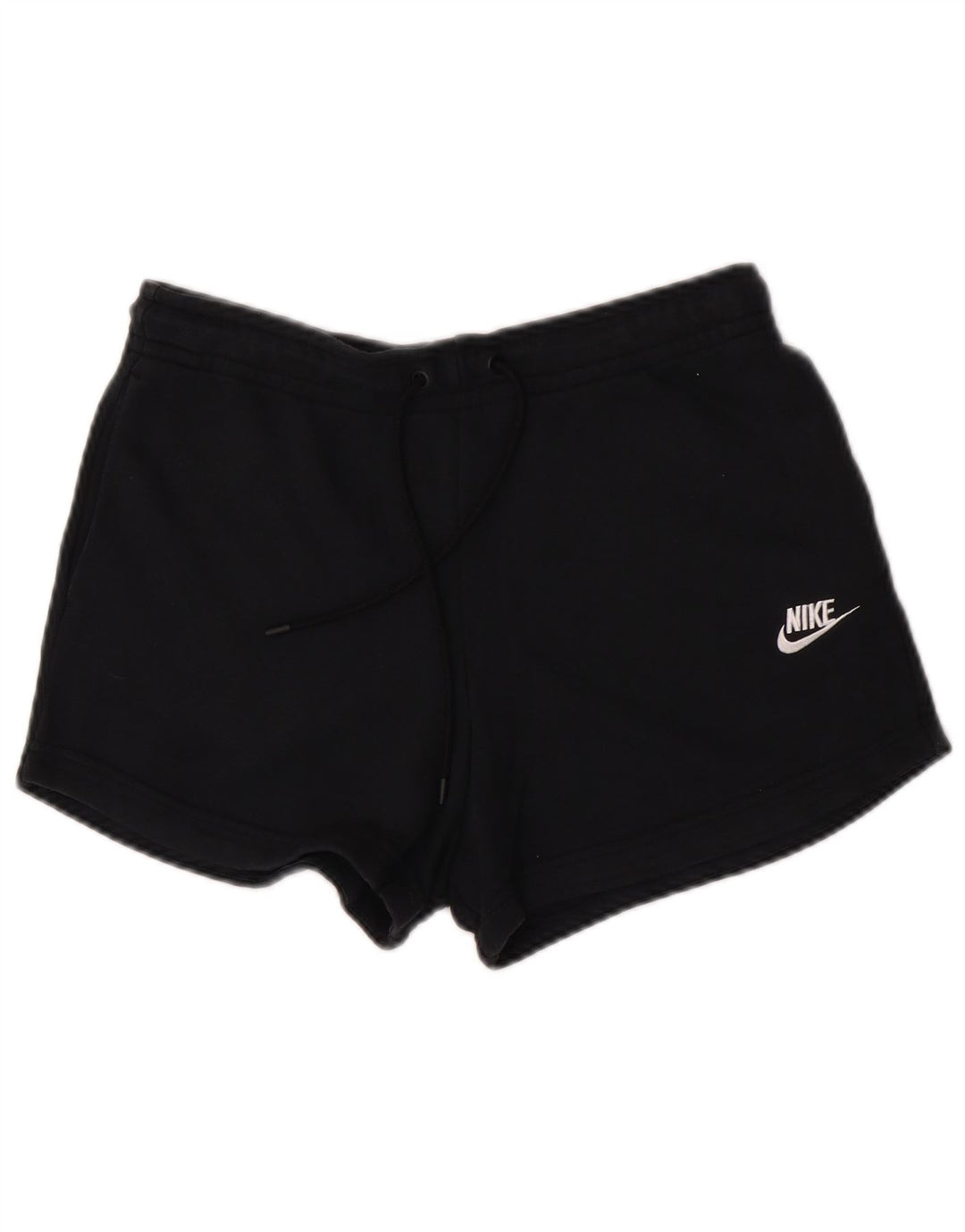Nike Damen Sportshorts UK 10 Small Schwarz Baumwolle