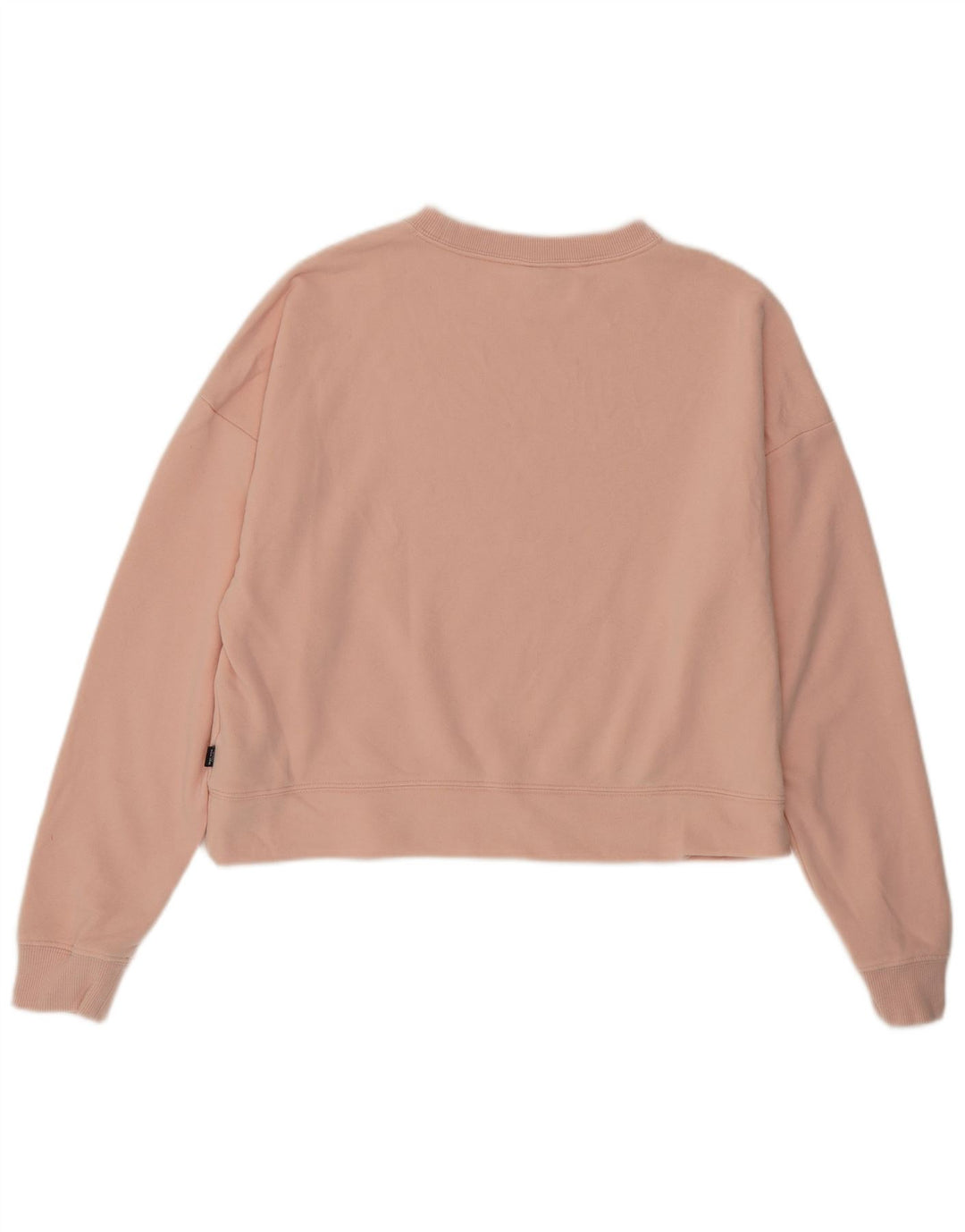 PUMA Damen Übergroßer Crop-Sweatshirt-Pullover UK 10 Small Rosa Baumwolle