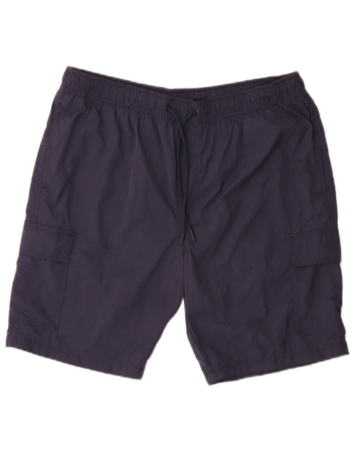 MARKS & SPENCER Herren Badeshorts XL Marineblau Polyamid