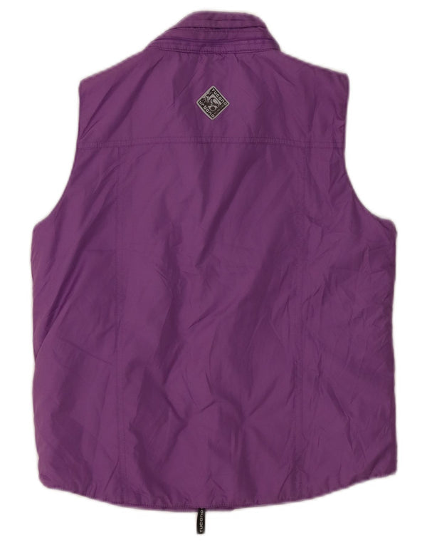 Tucano Urbano Womens Utility Gilet UK 10 Small Lila Polyester