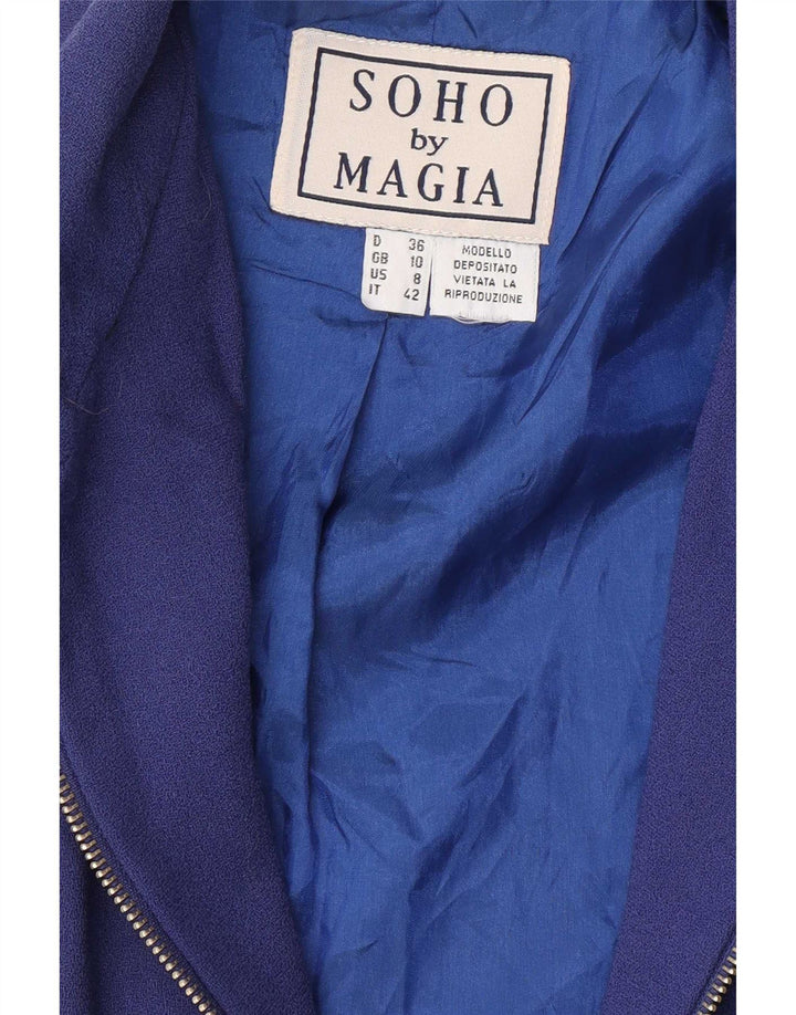 Magia Damen Soho Bomberjacke UK 10 Small Marineblau