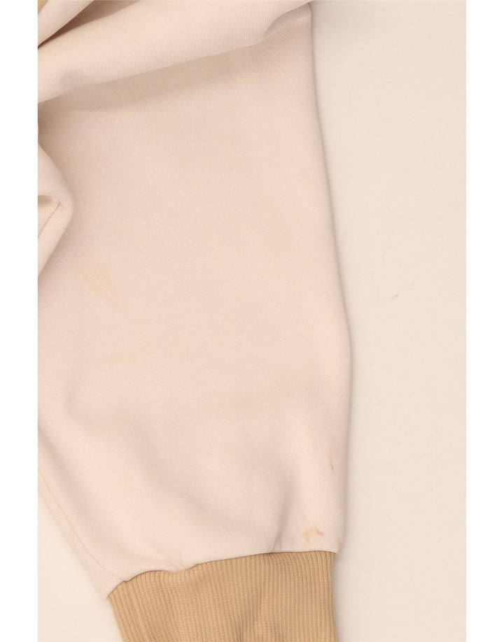 Puma Damen-Trainingsanzug-Top-Jacke, UK 14, Mittelbeige, Colourblock-Baumwolle