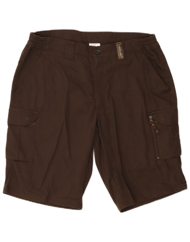 Decathlon Herren Cargo Shorts XL W38 Braun Polyester