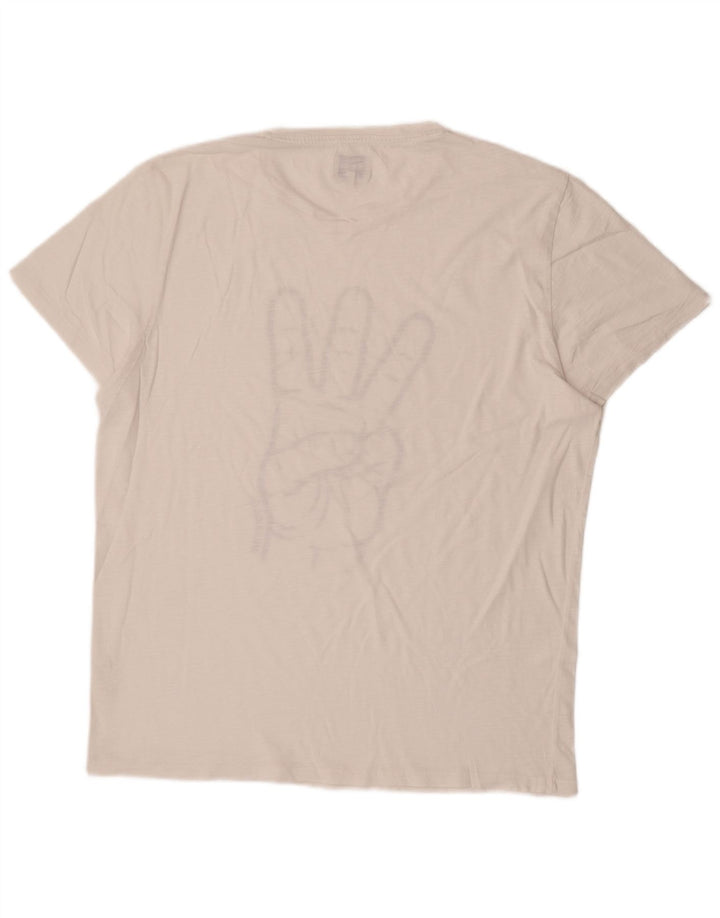 WRANGLER Herren Grafik T-Shirt Top XL Weiß