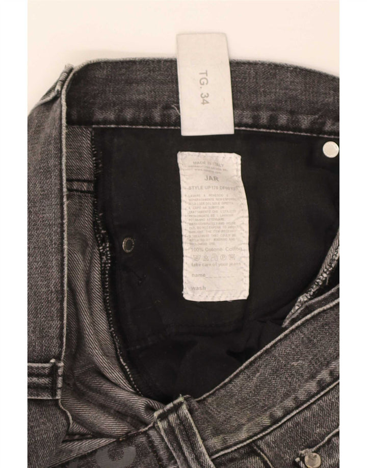 Dondup Herren Skinny Jeans W34 L34 Graue Baumwolle