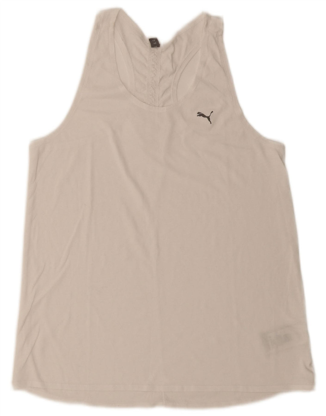 Puma Damen Weste Top UK 12 Medium Weiß Polyester