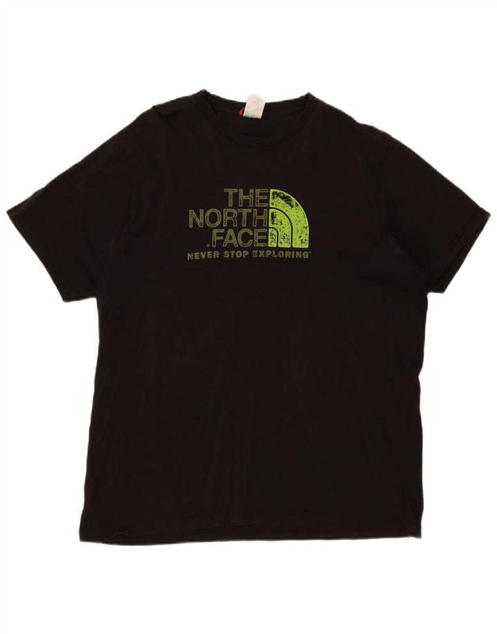 THE NORTH FACE Herren Grafik T-Shirt Top XL Schwarz Baumwolle