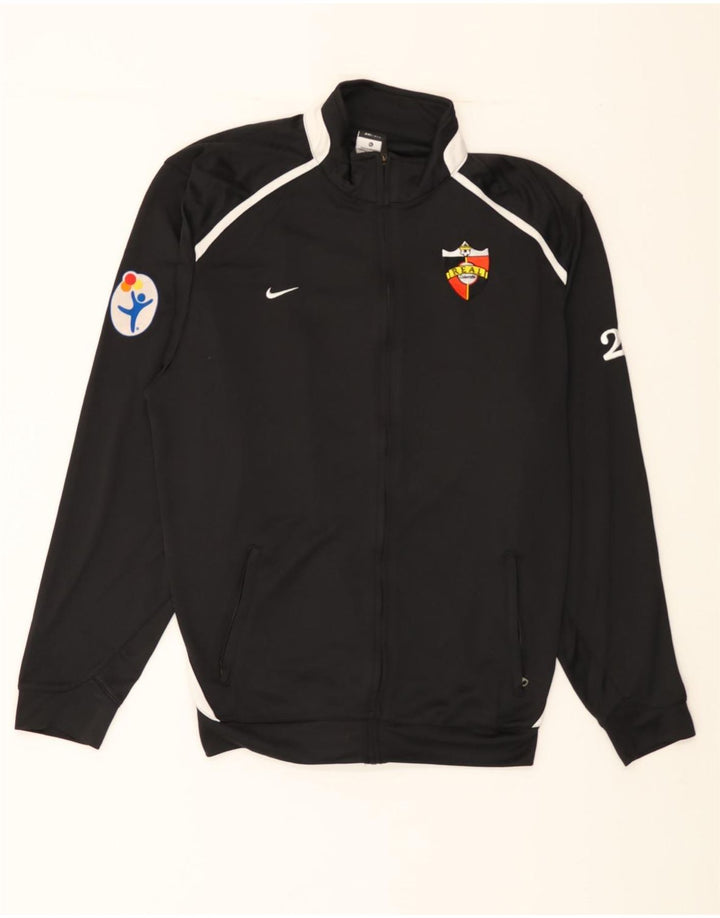 NIKE Mens Dri Fit Tracksuit Top Jacket XL Black Polyester Vintage Nike and Second-Hand Nike from Messina Hembry 