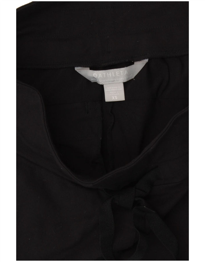 ATHLETA Damen-Trainingshose, UK 6, XS, schwarzes Nylon