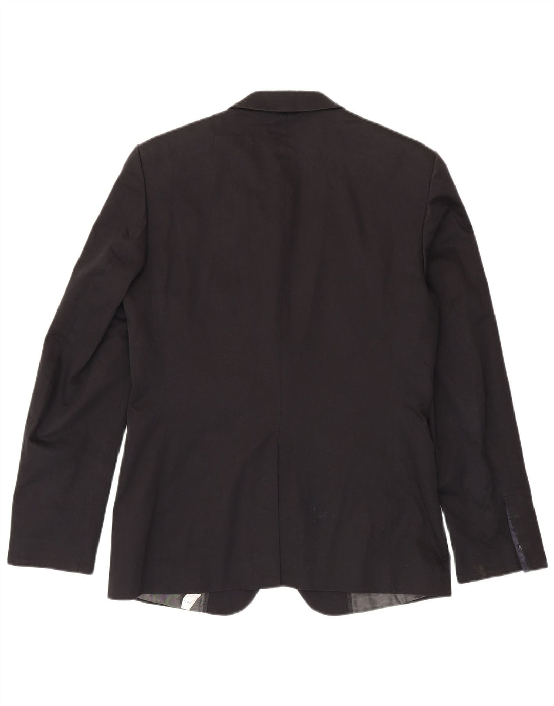 Zara Herren-Blazer mit 2 Knöpfen, EU 50, mittelschwarze Baumwolle