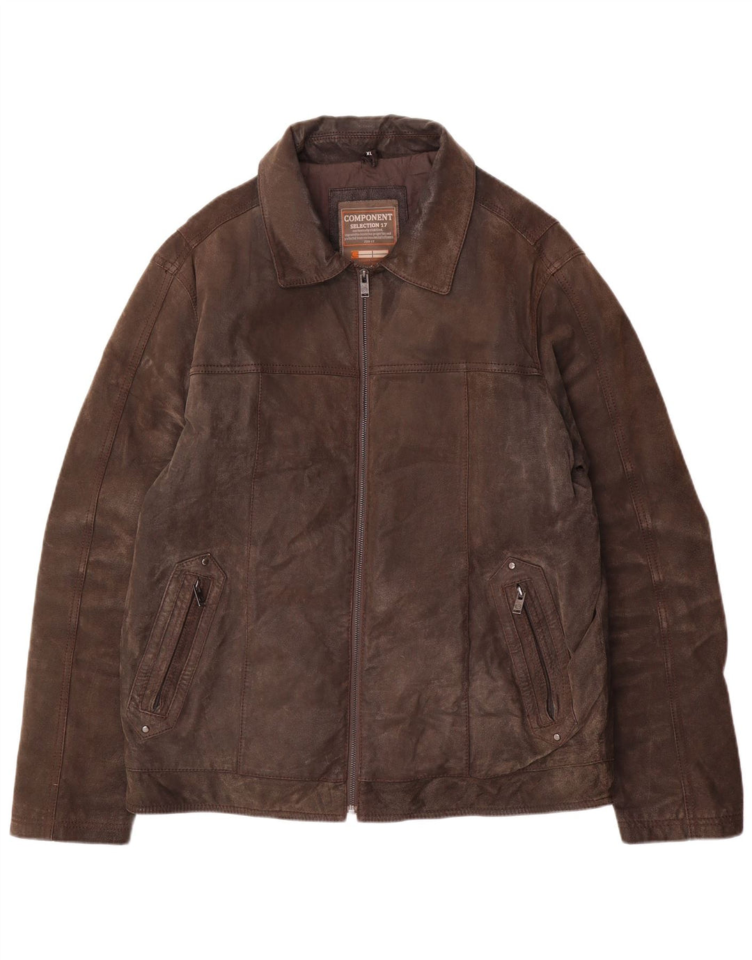 Canda Herren Lederjacke UK 42 XL Braunes Leder