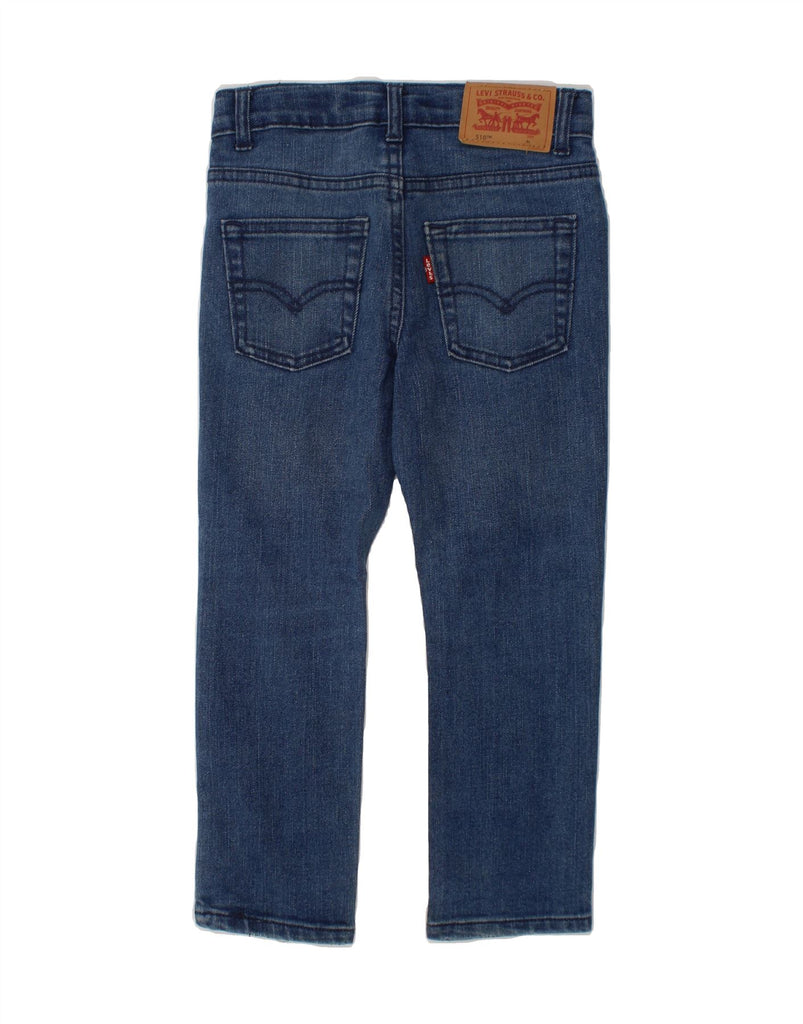 LEVI'S Boys 510 Skinny Jeans 3-4 Years W22 L16 Blue Cotton Vintage Levi's and Second-Hand Levi's from Messina Hembry 
