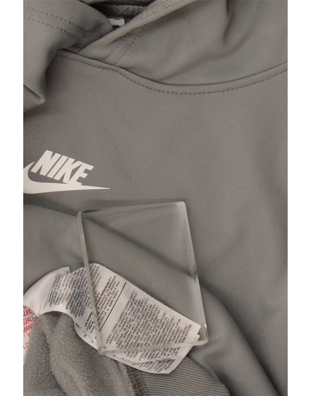 NIKE Dri Fit Graphic Kapuzenpullover für Jungen, 13–14 Jahre, Grau, Farbblock