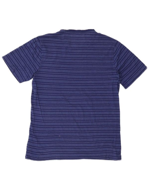 Barbour Tailored Fit T-Shirt-Oberteil für Herren, groß, blau gestreift, Viskose