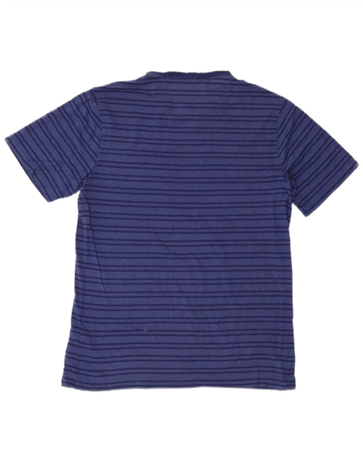 Barbour Tailored Fit T-Shirt-Oberteil für Herren, groß, blau gestreift, Viskose