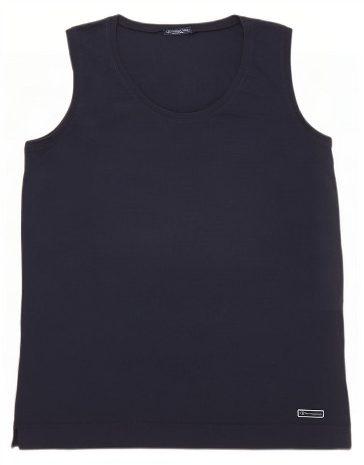 Champion Herren-Weste-Top XL aus marineblauer Baumwolle