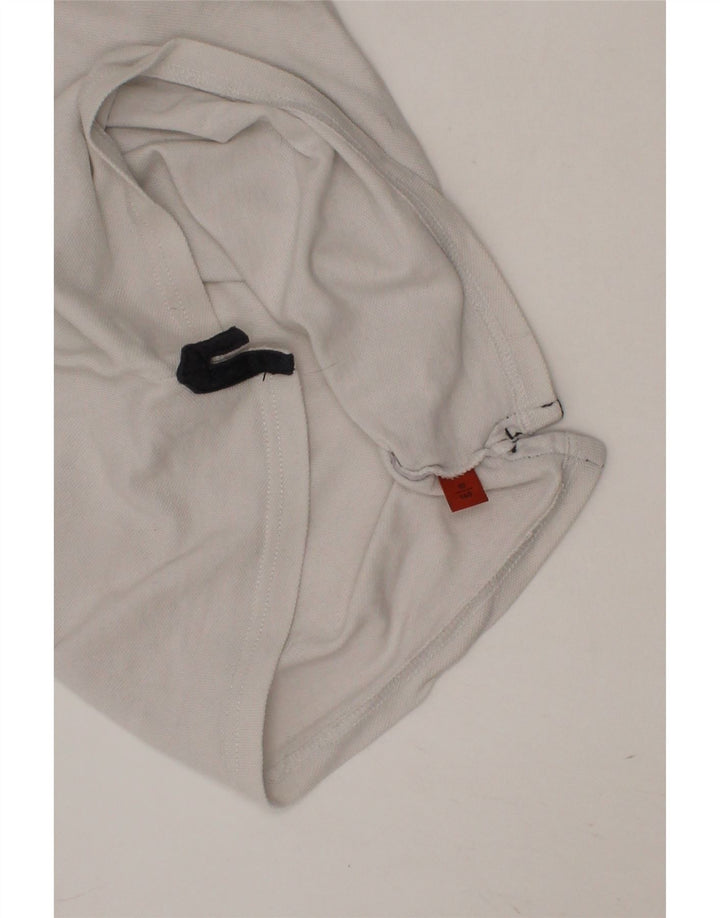 NAPAPIJRI Boys Graphic Polo Shirt 9-10 Years White Vintage Napapijri and Second-Hand Napapijri from Messina Hembry 