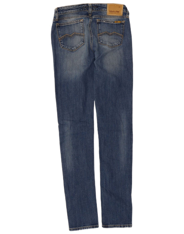 Meltin' Pot Damen Mika Skinny Jeans W26 L32 Blau