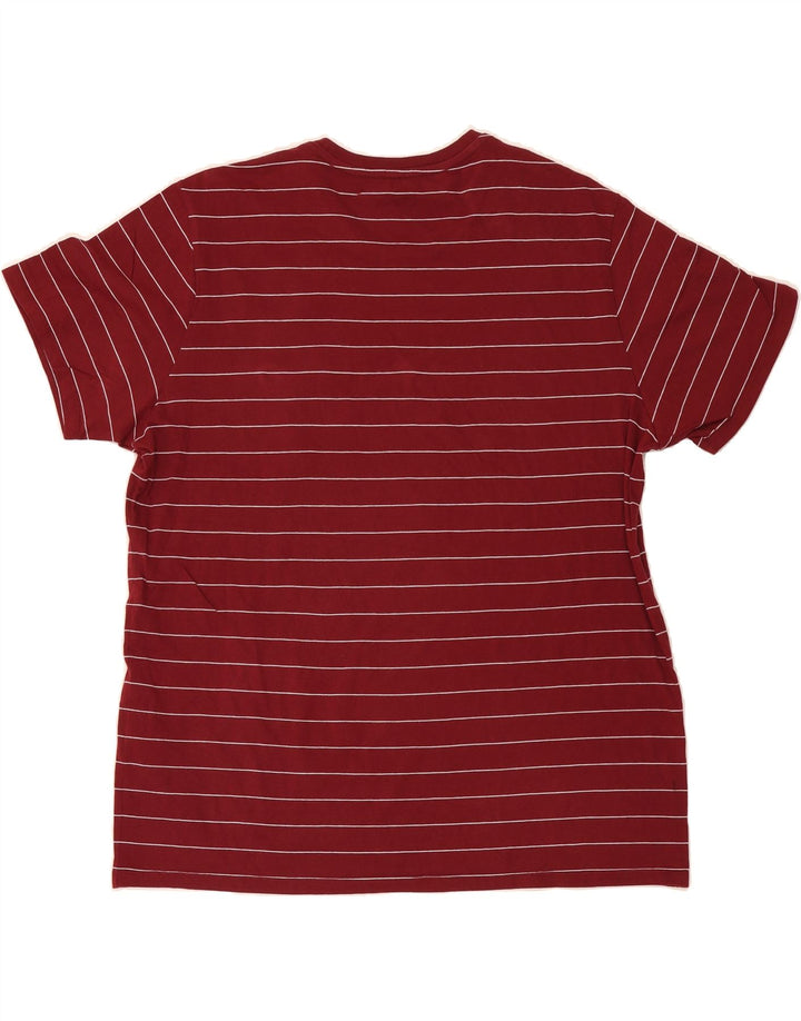 LEVI'S Mens T-Shirt Top 2XL Red Striped Cotton Vintage Levi's and Second-Hand Levi's from Messina Hembry 