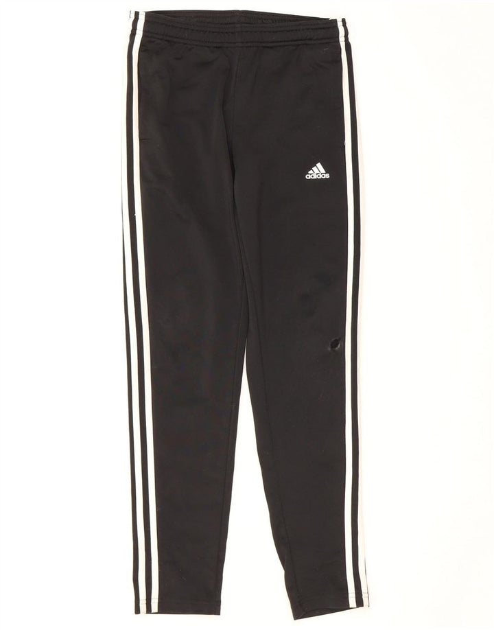 Adidas Trainingshose für Jungen, 11–12 Jahre, schwarzes Polyester