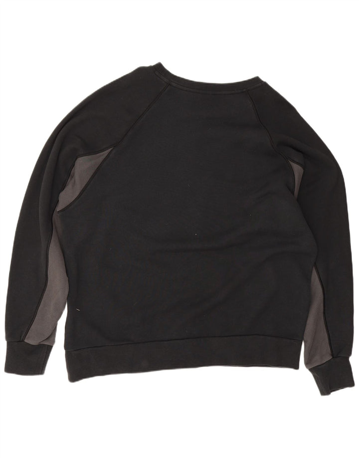 Nike Herren-Sweatshirt mit Grafik, XL, Schwarz, Colourblock-Baumwolle