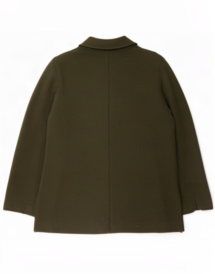 Luisa Spagnoli Damen 1-Knopf-Blazerjacke UK 18 XL Grün