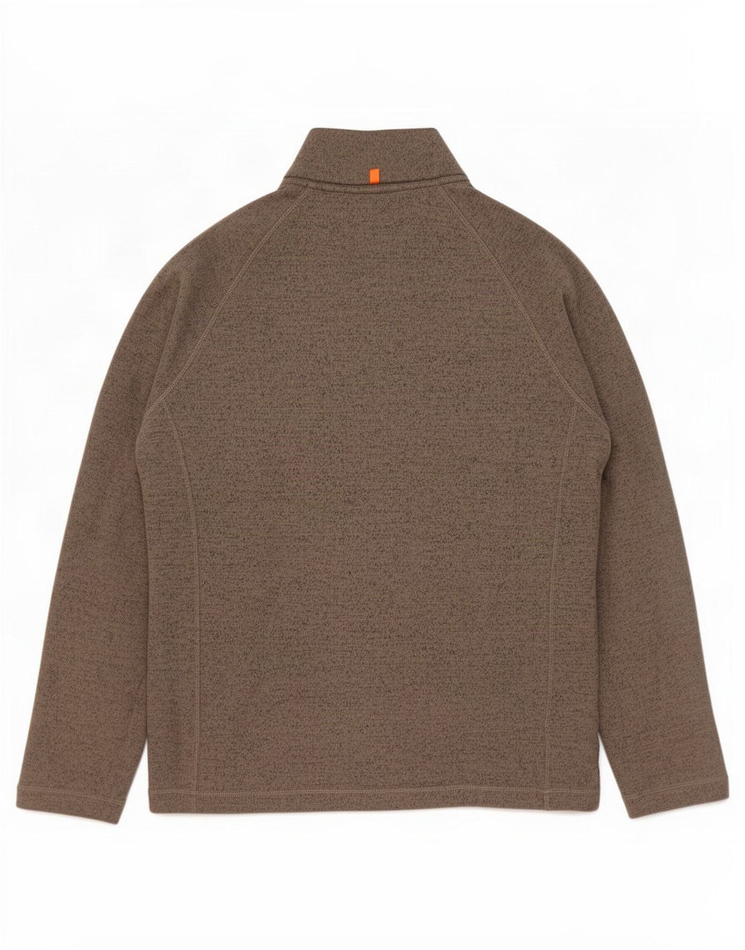 John Lewis Herren-Sweatshirt mit Knopfkragen, groß, grau geflecktes Polyester