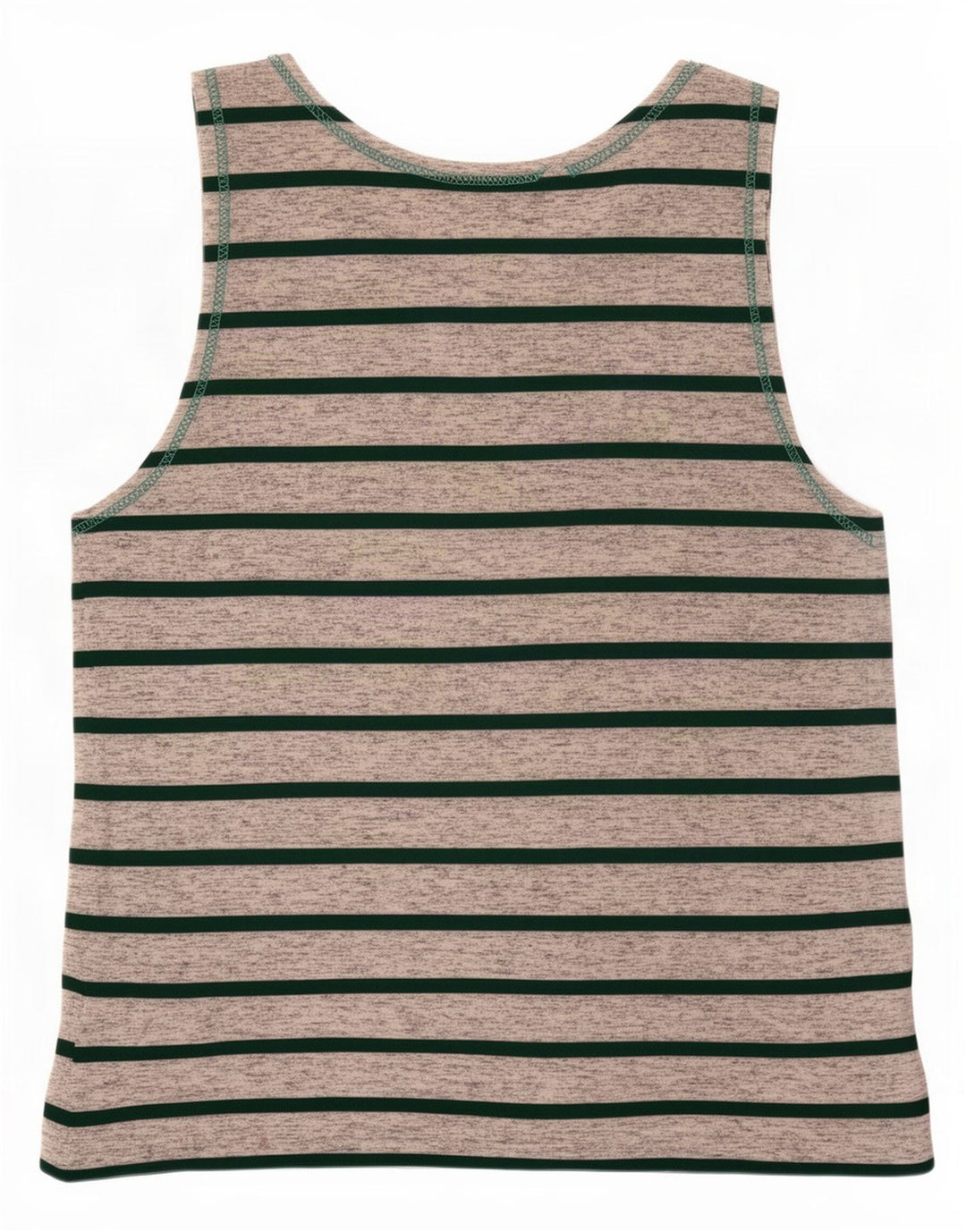 Vintage Herren Weste Top Mittelgrau gestreift