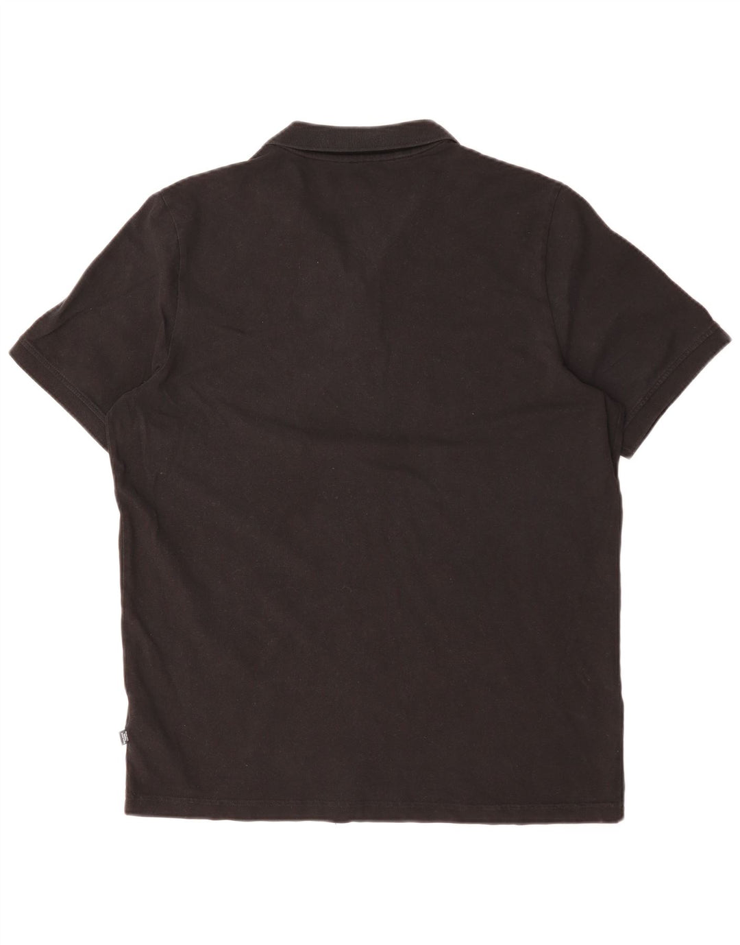 PUMA Herren-Poloshirt, groß, schwarze Baumwolle