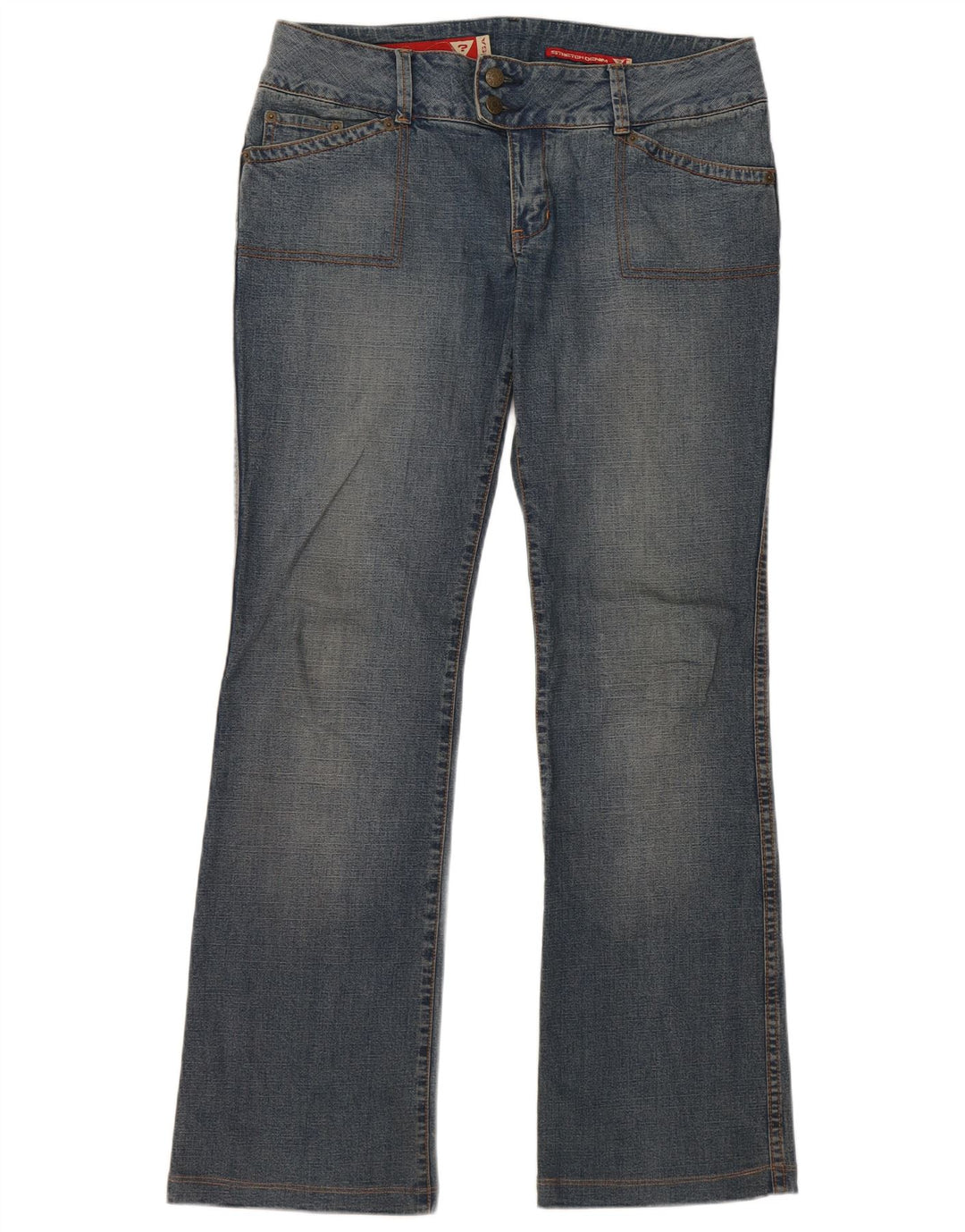Guess Bootcut-Jeans für Damen, W32, L32, blaue Baumwolle
