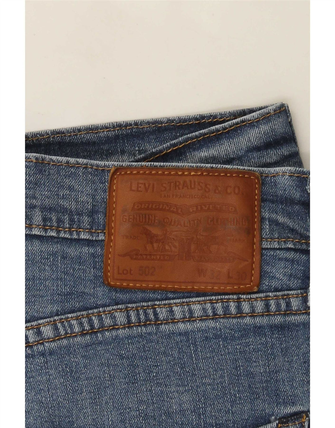 Levi's Herren 502 Tapered Jeans W32 L30 Blau