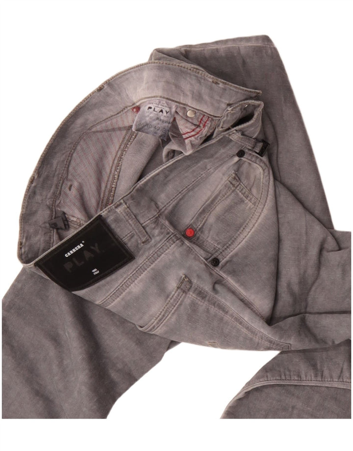 Carrera Herren Slim Jeans W31 L34 Graue Baumwolle