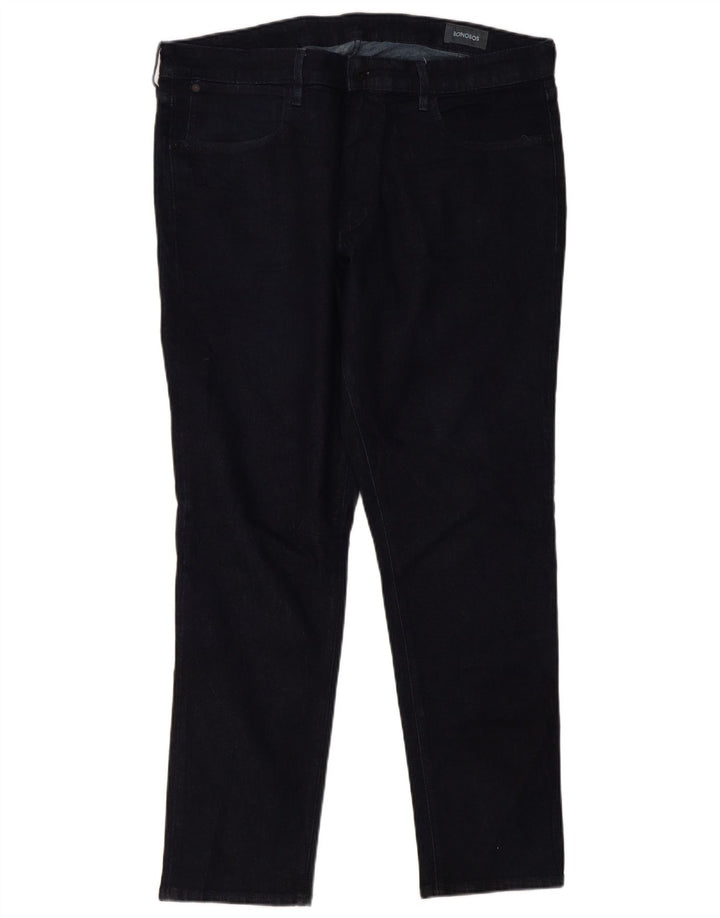 BONOBOS Damen Slim Jeans W38 L32 Marineblaue Baumwolle