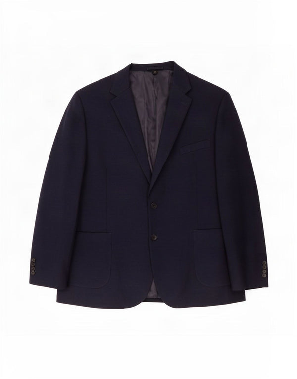 Marks & Spencer Herren-Blazer mit 2 Knöpfen, UK 50 5XL, Marineblau, Polyamid