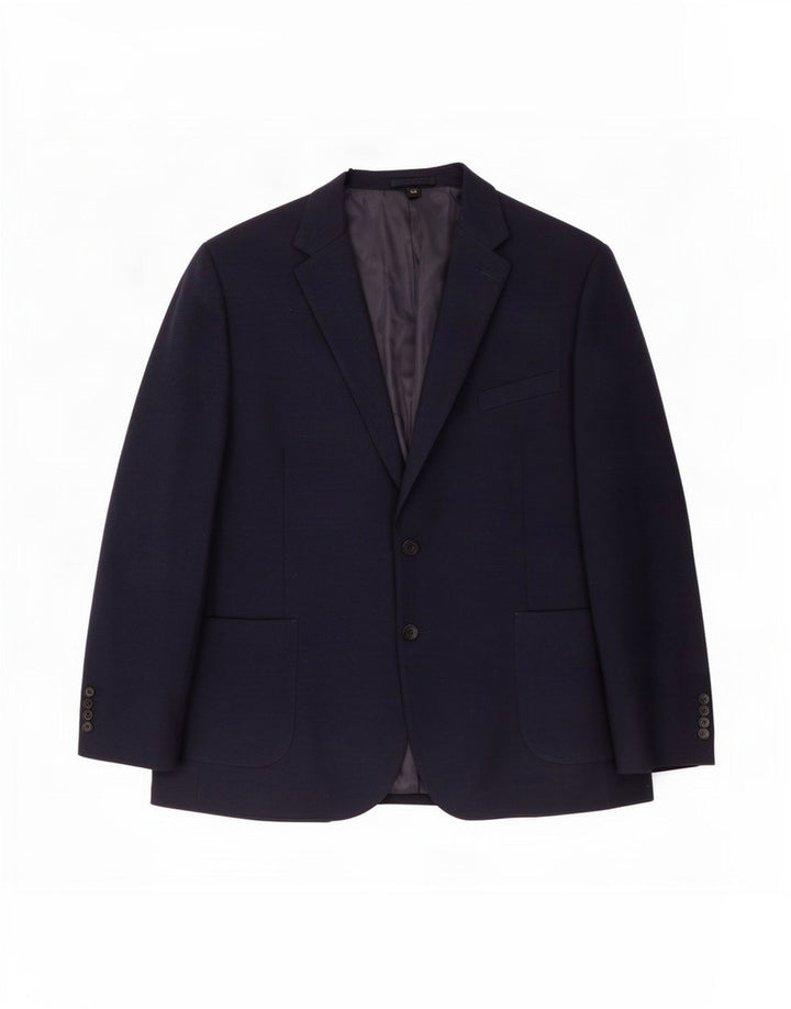 Marks & Spencer Herren-Blazer mit 2 Knöpfen, UK 50 5XL, Marineblau, Polyamid