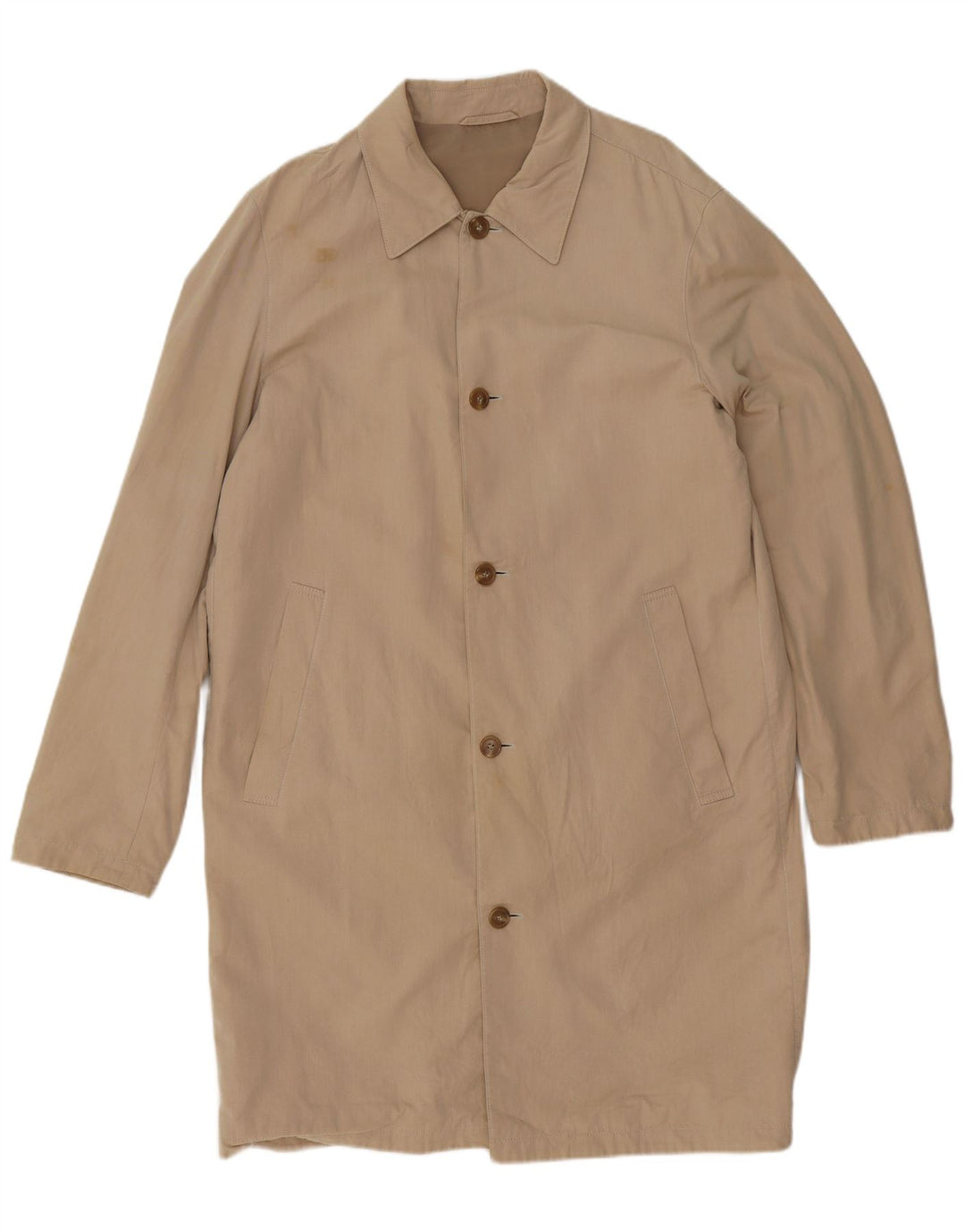 Hugo Boss Herrenmantel UK 42 XL Beige Baumwolle